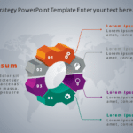 4 Steps Gear Strategy PowerPoint Template & Google Slides Theme