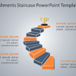 Accomplishments Staircase PowerPoint Template & Google Slides Theme