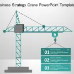 Animated Business Strategy Crane PowerPoint Template & Google Slides Theme