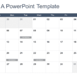 Calendar 2020 A PowerPoint Template & Google Slides Theme