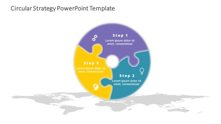 Circular Strategy PowerPoint Template & Google Slides Theme