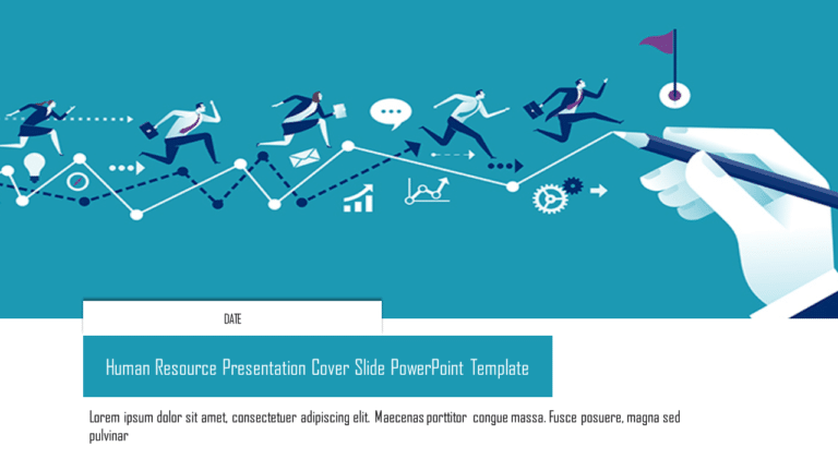 Human Resource Presentation Cover Slide PowerPoint Template & Google Slides Theme