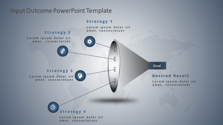 Input Outcome PowerPoint Template & Google Slides Theme