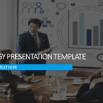 Strategy Presentation Cover Slide PowerPoint Template & Google Slides Theme