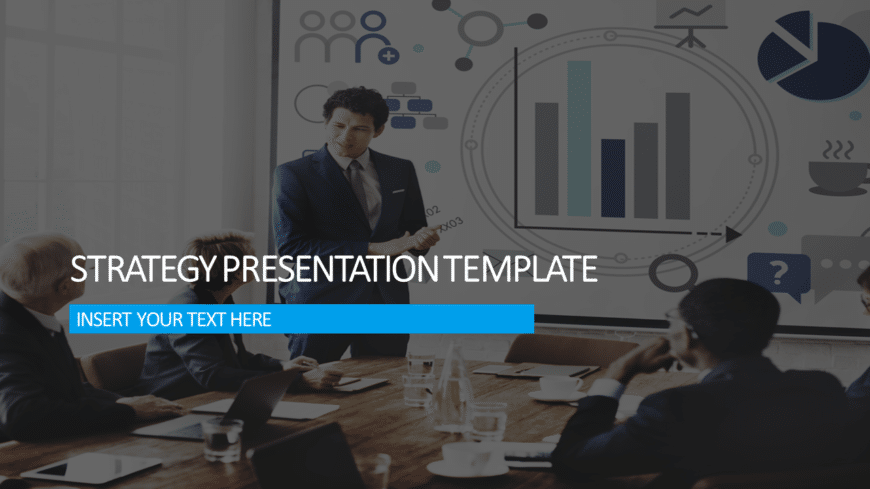 Strategy Presentation Cover Slide PowerPoint Template