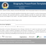 Biography PowerPoint Template & Google Slides Theme