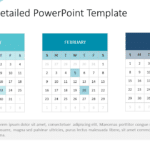 Calendar 2020 Detailed PowerPoint Template & Google Slides Theme