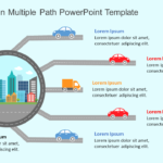 Construction Multiple Path 1 PowerPoint Template & Google Slides Theme