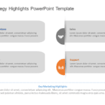 Marketing Strategy Highlights PowerPoint Template & Google Slides Theme