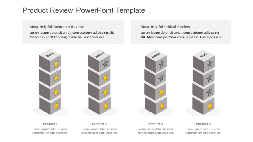 Product Review 4 PowerPoint Template