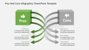 Pros and Cons Infographics PowerPoint Template