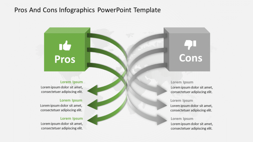 Pros and Cons Infographics PowerPoint Template