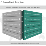 5 Why Analysis 3D PowerPoint Template & Google Slides Theme
