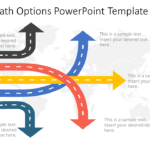 Multiple Path Options 1 PowerPoint Template & Google Slides Theme