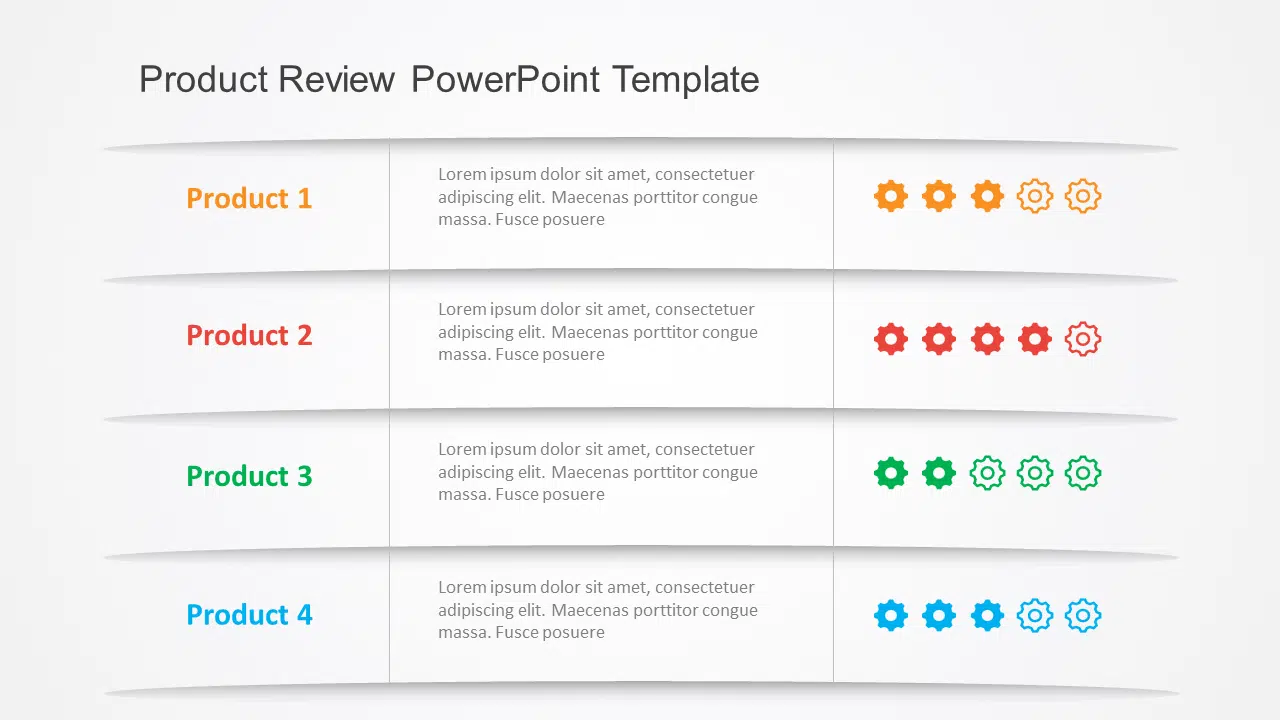 Product Review 3 PowerPoint Template & Google Slides Theme