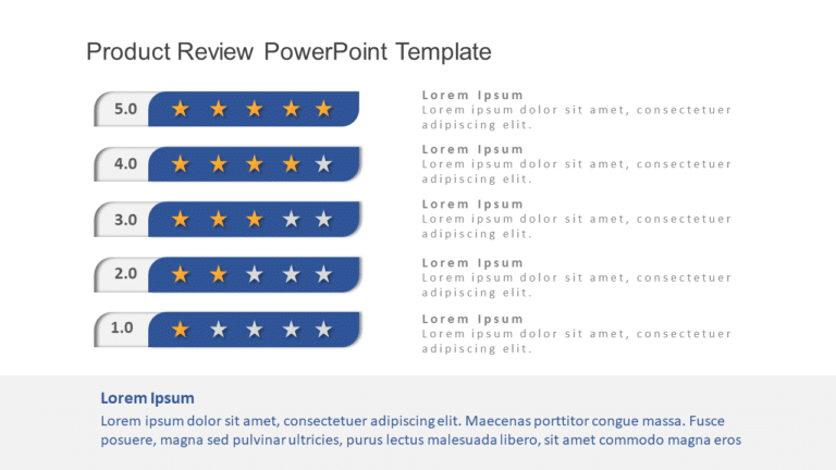 Product Review 5 PowerPoint Template & Google Slides Theme