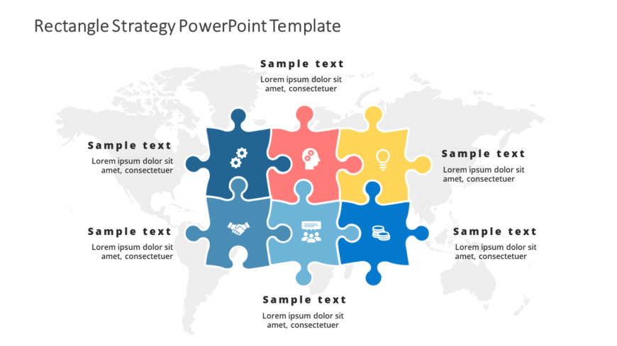 Rectangle Strategy PowerPoint Template