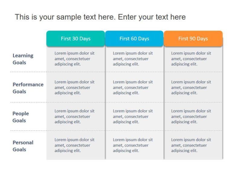 Animated 30 60 90 day plan for executives 2 PowerPoint Template