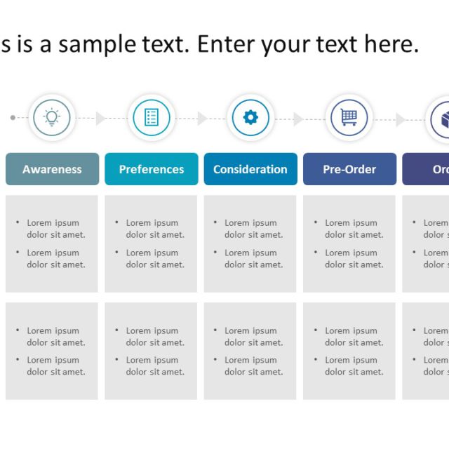 Animated Customer Journey 12 PowerPoint Template