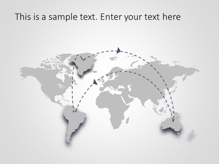 Animated Globe Summary 2 PowerPoint Template & Google Slides Theme