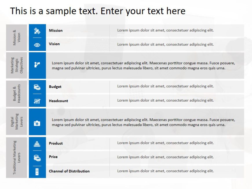 Animated Marketing Plan Summary PowerPoint Template