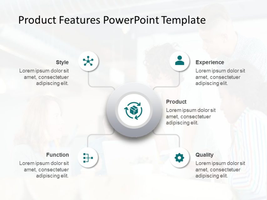 Animated Product Features 9 Powerpoint Template Slideuplift 9286