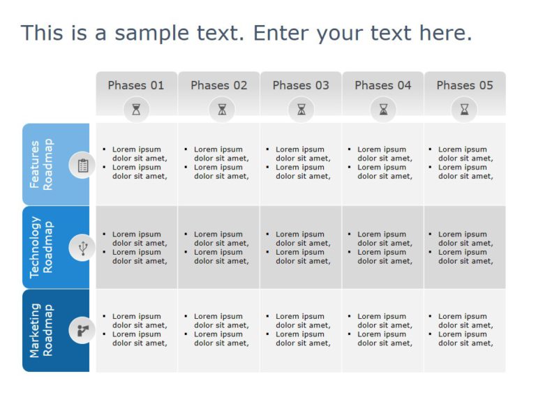 Animated Product RoadMap 22 PowerPoint Template & Google Slides Theme