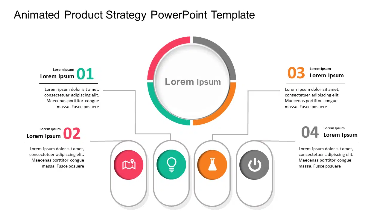 Animated Product Strategy PowerPoint Template & Google Slides Theme