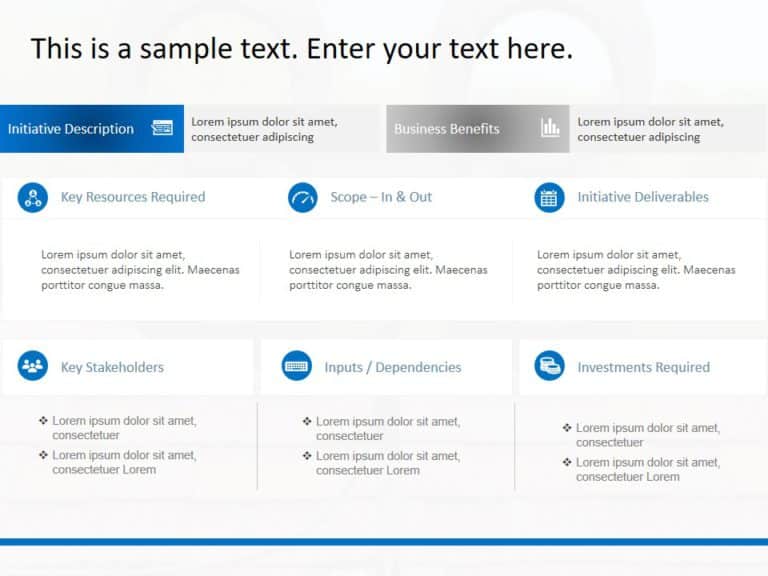 Animated Project Charter Summary Detailed PowerPoint Template & Google Slides Theme