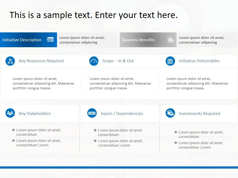 Animated Project Charter Summary Detailed PowerPoint Template & Google Slides Theme