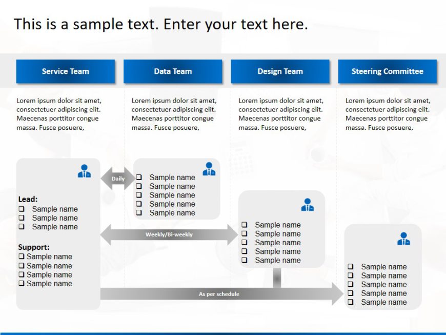 Animated Project Governance And Structure Detailed PowerPoint Template