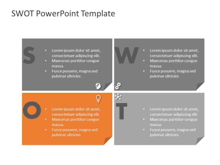 Animated SWOT Analysis 35 PowerPoint Template