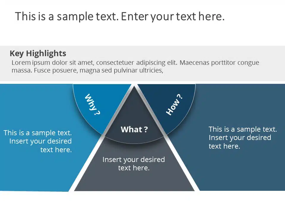 Animated Why What How 3 Steps PowerPoint Template & Google Slides Theme