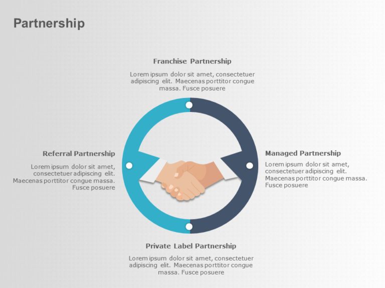 Handshake Partnership PowerPoint Template