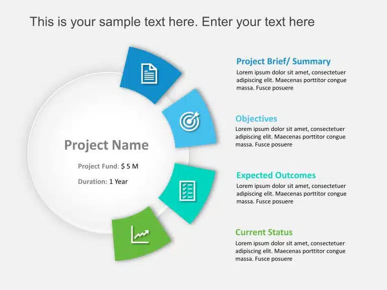 project canvas template ppt