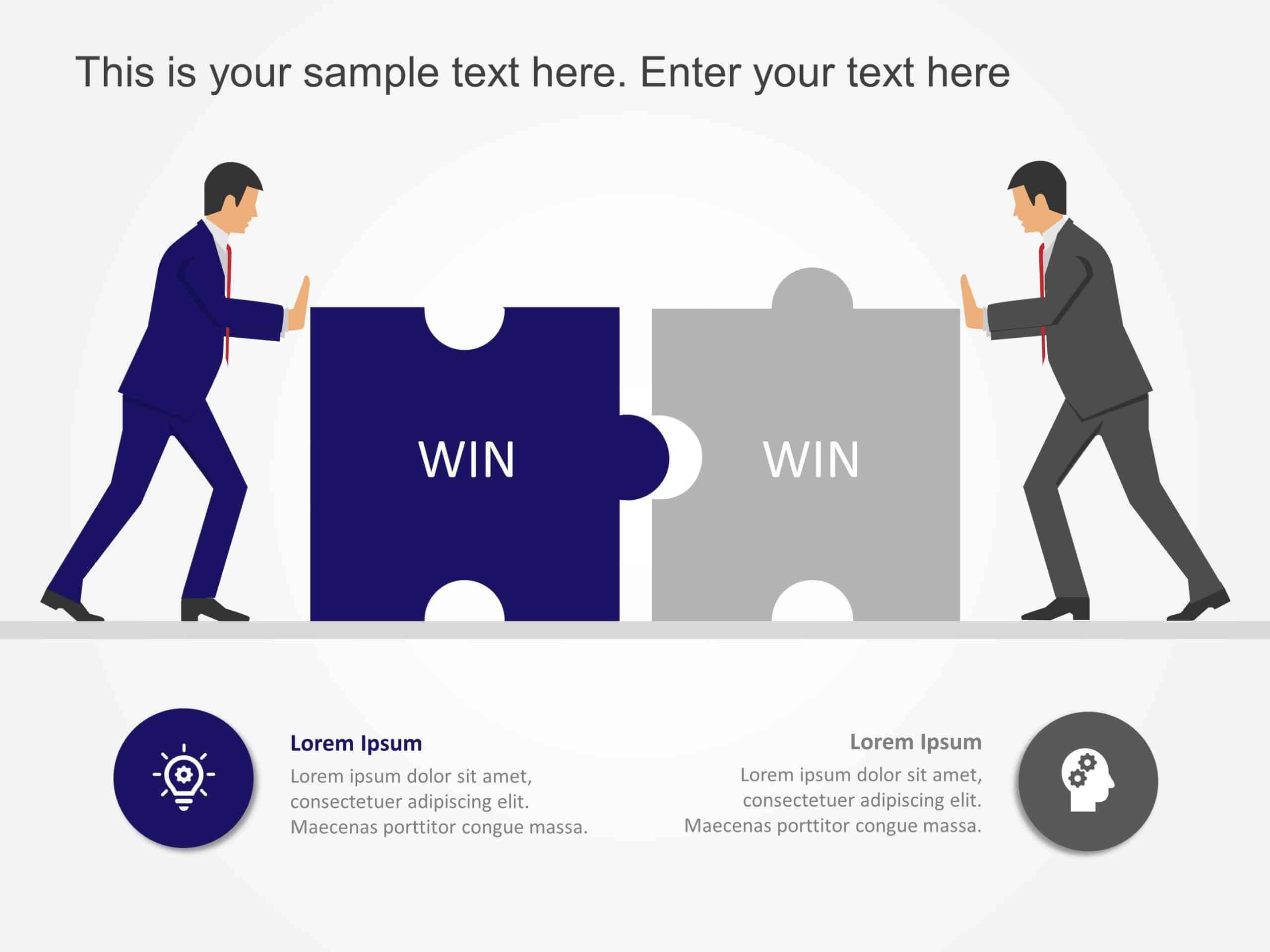 Win Win PowerPoint Template & Google Slides Theme