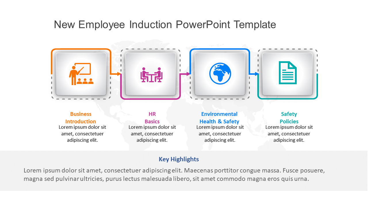 New Employee Induction PowerPoint Template & Google Slides Theme