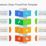 Product Features 8 Steps PowerPoint Template & Google Slides Theme