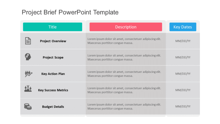 Project Brief 03 PowerPoint Template & Google Slides Theme