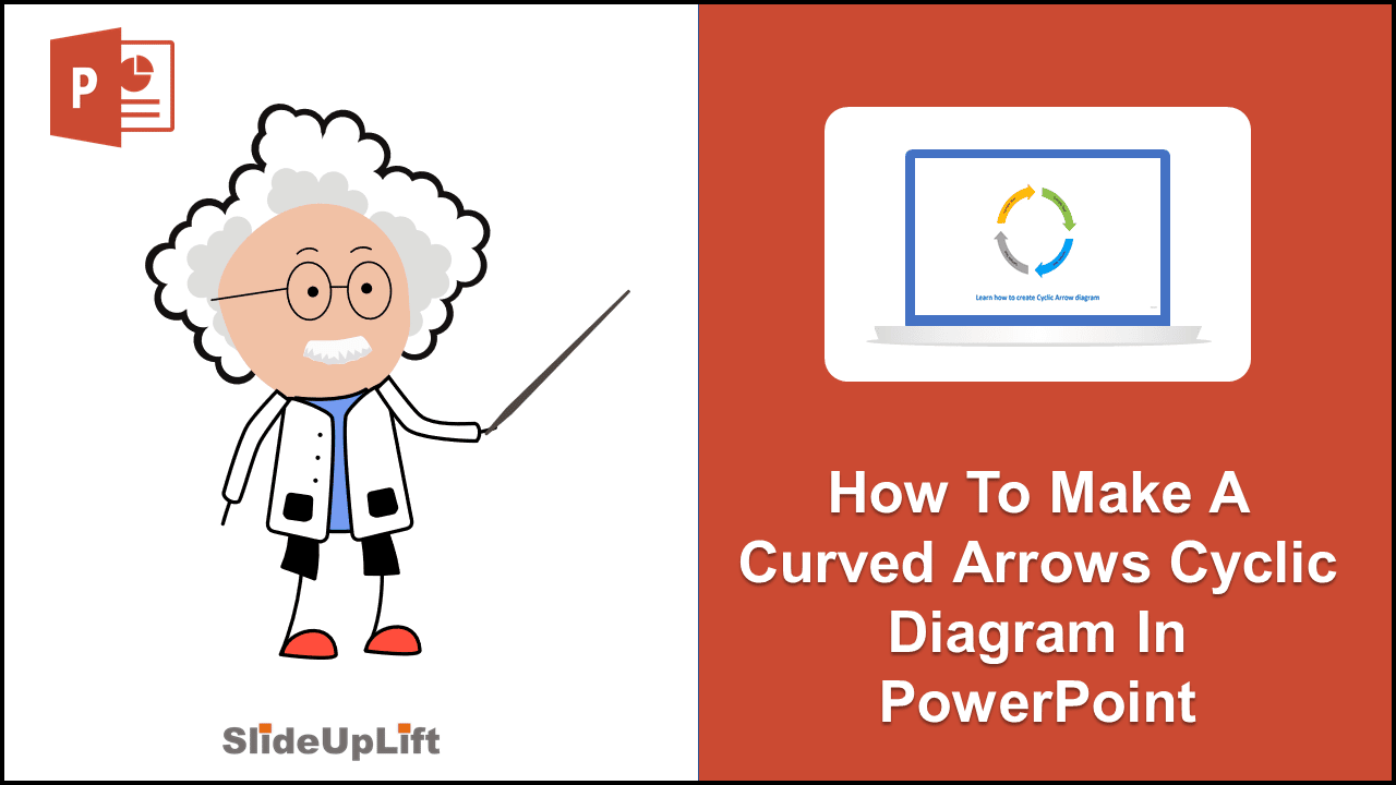 How to make a Curved Arrows Cyclic Diagram in PowerPoint | PowerPoint Tutorial