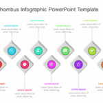 11 Steps Rhombus Infographic PowerPoint Template & Google Slides Theme