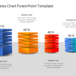 3D Stacked Plates Chart PowerPoint Template & Google Slides Theme