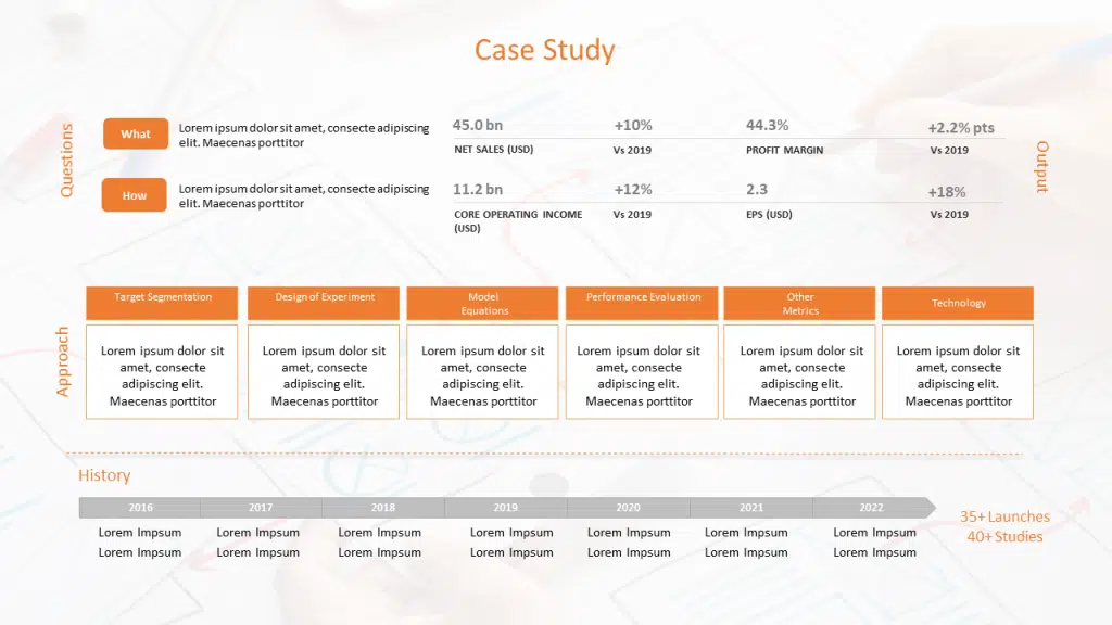 Case Study presentation template