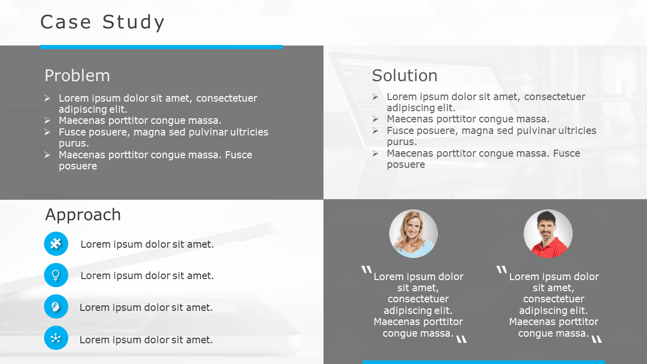 Business Case Study PowerPoint Template Lupon gov ph