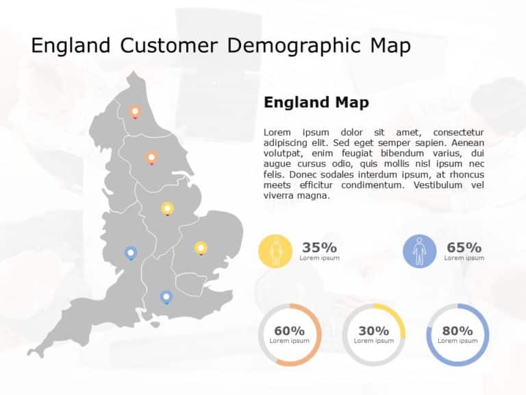 England Map PowerPoint Template 04