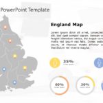 England Map PowerPoint Template 04 & Google Slides Theme