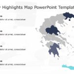 Greece Map PowerPoint Template 03 & Google Slides Theme