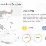 Greece Map PowerPoint Template 04 & Google Slides Theme