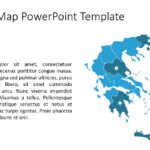 Greece Map PowerPoint Template 06 & Google Slides Theme