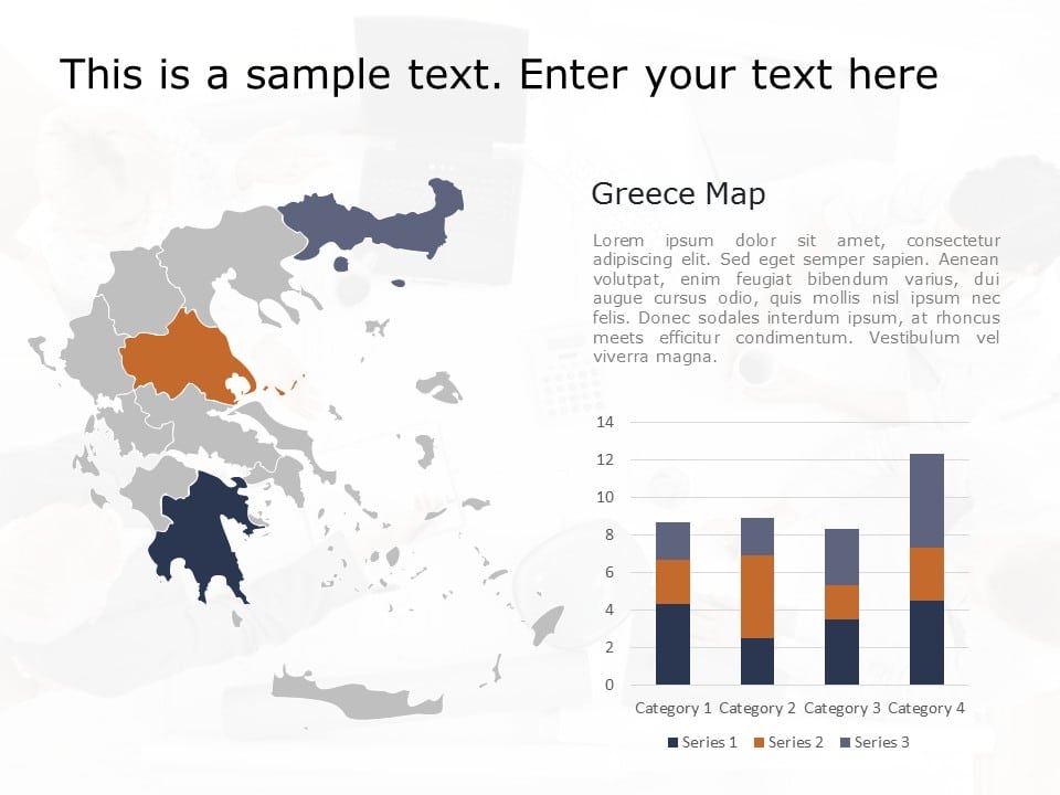 Greece Map PowerPoint Template 07